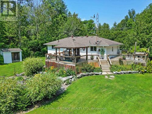 1172 Kings Wharf Road, Kawartha Lakes, ON - Outdoor With Deck Patio Veranda