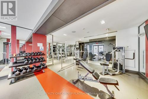 617 - 5 Hanna Avenue, Toronto (Niagara), ON - Indoor Photo Showing Gym Room