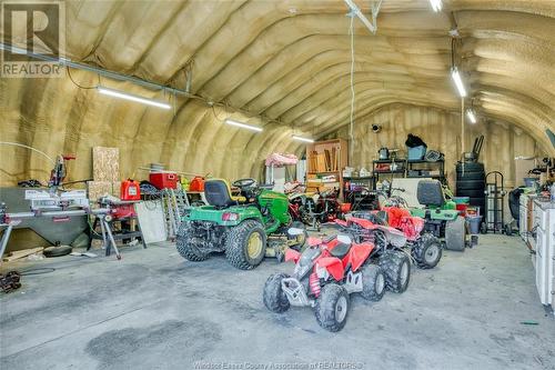 833 Talbot Road East, Wheatley, ON - Indoor Photo Showing Garage