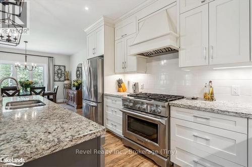 59 Trout Lane, Tiny, ON - Indoor Photo Showing Kitchen With Double Sink With Upgraded Kitchen