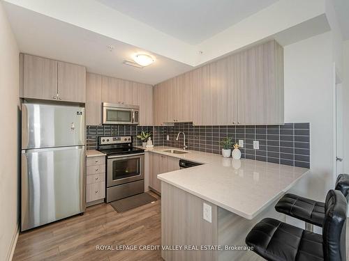 408-55 Yorkland Blvd, Brampton, ON - Indoor Photo Showing Kitchen