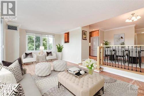 Virtually Staged -Living - 1599 Lassiter Terrace Unit#505, Ottawa, ON - Indoor Photo Showing Living Room