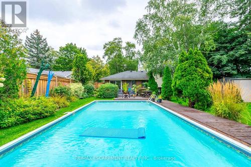 5203 Mulberry Drive, Burlington (Appleby), ON - Outdoor With In Ground Pool With Backyard