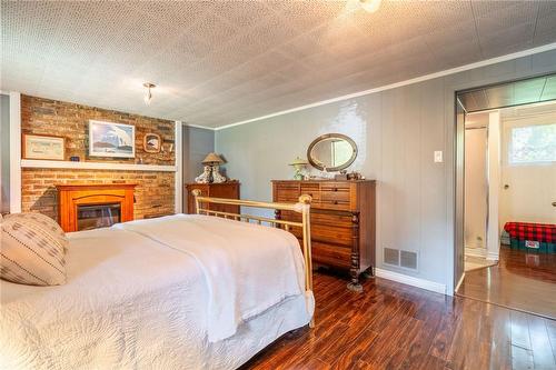 5203 Mulberry Drive, Burlington, ON - Indoor Photo Showing Bedroom With Fireplace