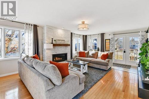 127 Grant Boulevard, Renfrew, ON - Indoor Photo Showing Living Room With Fireplace