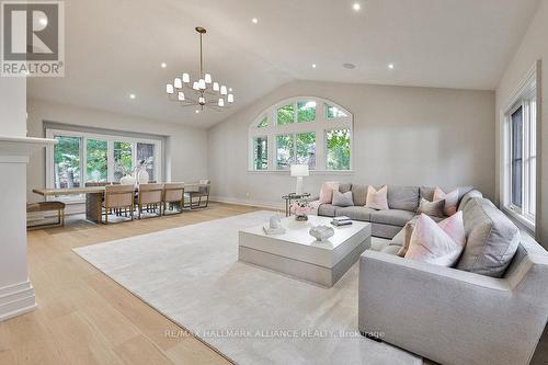 1312 Duncan Road, Oakville (Eastlake), ON - Indoor Photo Showing Living Room With Fireplace