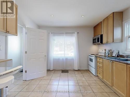 4 Mcmurchy Avenue S, Brampton (Downtown Brampton), ON - Indoor Photo Showing Kitchen With Double Sink