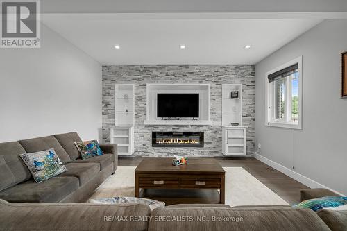 248 Summer Street, Windsor, ON - Indoor Photo Showing Living Room With Fireplace