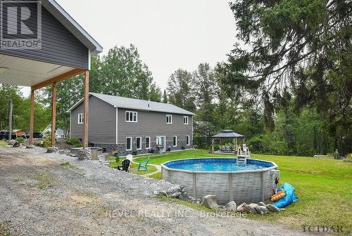 1570 Gold Mine Rd, Timmins, ON - Outdoor With Deck Patio Veranda With Exterior