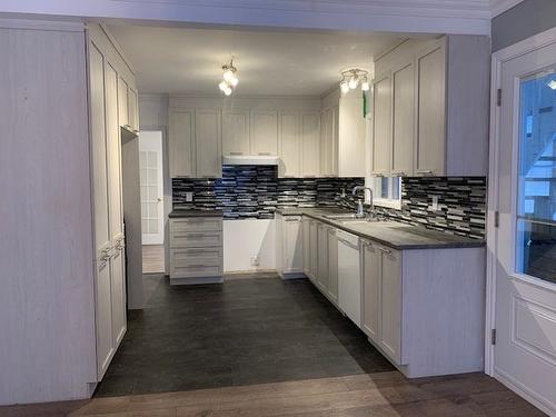 Kitchen - 224  - 226 Rue St-Jean-Baptiste, Val-Des-Sources, QC - Indoor Photo Showing Kitchen With Double Sink