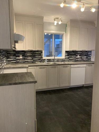 Kitchen - 224  - 226 Rue St-Jean-Baptiste, Val-Des-Sources, QC - Indoor Photo Showing Kitchen With Double Sink