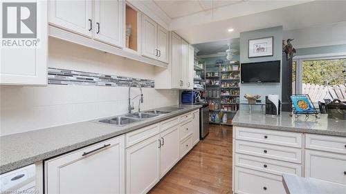 424 Huron Road, Red Bay, ON - Indoor Photo Showing Kitchen With Double Sink