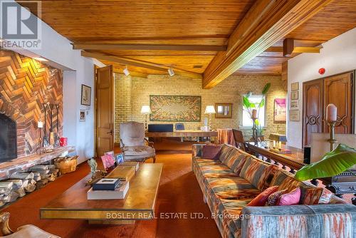 18 Gloucester Lane, Toronto, ON - Indoor Photo Showing Living Room With Fireplace