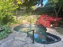 Gorgeous heated salt water pool with waterfall! - 55 Paradise Road N, Hamilton, ON  - Outdoor 
