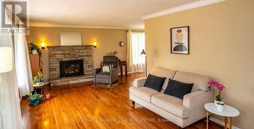 270 William Street E, North Middlesex, ON - Indoor Photo Showing Living Room With Fireplace