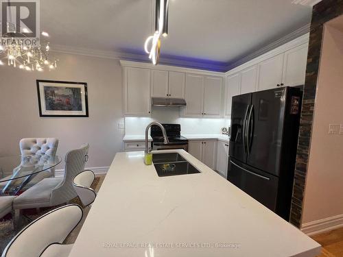 3050 Doyle Street, Mississauga, ON - Indoor Photo Showing Kitchen With Double Sink