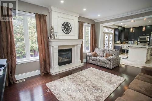 4671 Mcleod Road, Burlington, ON - Indoor Photo Showing Living Room With Fireplace