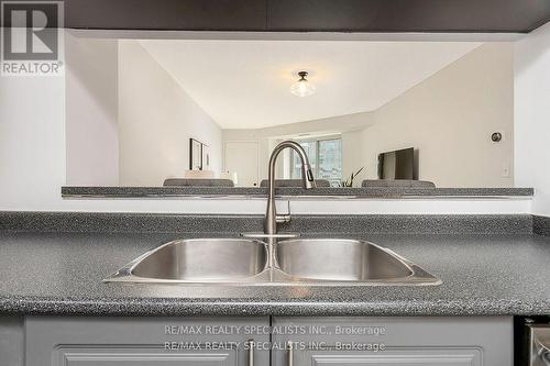 806 - 190 Manitoba Street, Toronto, ON - Indoor Photo Showing Kitchen With Double Sink