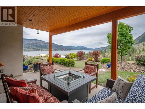 115 Ridge View, Penticton, BC - Outdoor With Body Of Water With Deck Patio Veranda With Exterior