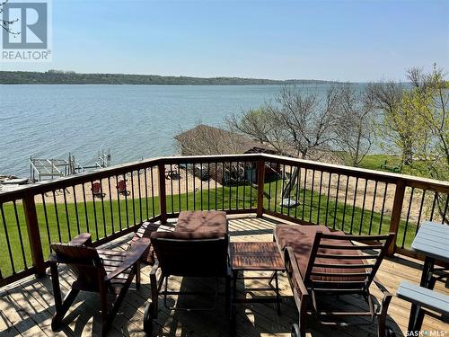 401 Lakeview Crescent, Saskatchewan Beach, SK - Outdoor With Body Of Water With Deck Patio Veranda