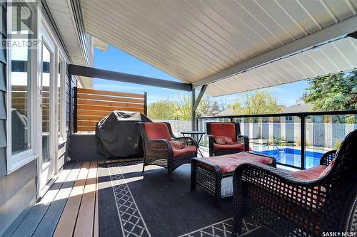 54 Mayfield Road, Regina, SK - Outdoor With Deck Patio Veranda With Exterior