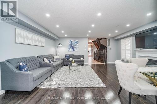 12 Tustin Road, Brampton, ON - Indoor Photo Showing Living Room With Fireplace