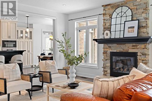 11300 Taylor Court, Milton, ON - Indoor Photo Showing Living Room With Fireplace