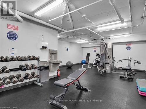 403 - 155 Kent Street, London, ON - Indoor Photo Showing Gym Room