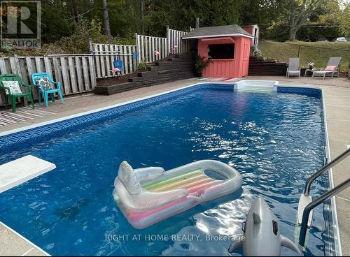112 Coulter Drive, Kawartha Lakes, ON - Outdoor With In Ground Pool With Deck Patio Veranda