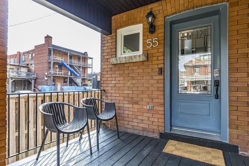 55 Balmoral Avenue N, Hamilton, ON - Outdoor With Deck Patio Veranda With Exterior