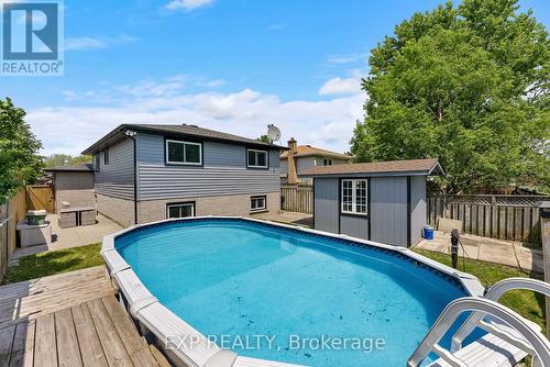 6840 Sunrise Court, Niagara Falls, ON - Outdoor With Above Ground Pool With Backyard With Exterior