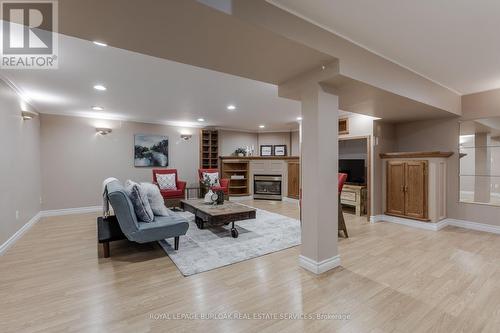 12 Strathroy Crescent, Hamilton, ON - Indoor With Fireplace