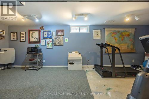 616 Grenfell Drive, London, ON - Indoor Photo Showing Gym Room