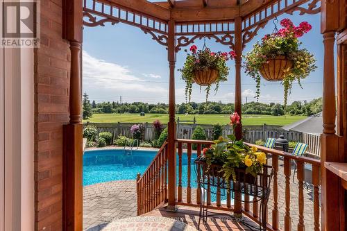 420 Traviss Drive, Newmarket, ON - Outdoor With In Ground Pool With Exterior