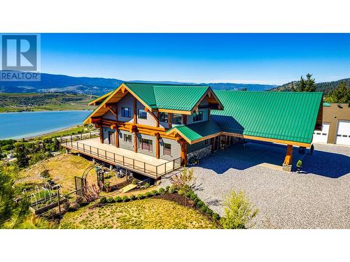 7410 Mclennan Road, Vernon, BC - Outdoor With Body Of Water With Deck Patio Veranda