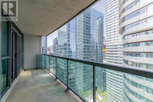 3707 - 19 Grand Trunk Crescent, Toronto, ON - Outdoor With Balcony