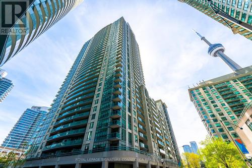 3707 - 19 Grand Trunk Crescent, Toronto, ON - Outdoor With Balcony With Facade