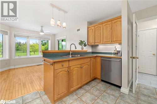1050 County Rd 23, Prince Edward County, ON - Indoor Photo Showing Kitchen With Double Sink