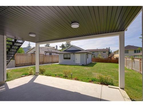 1813 Feltham Rd, Saanich, BC - Outdoor With Deck Patio Veranda With Backyard With Exterior