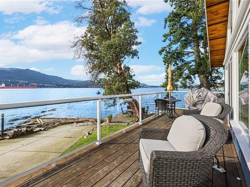 11680 Fairtide Rd, Ladysmith, BC - Outdoor With Body Of Water With Deck Patio Veranda With View