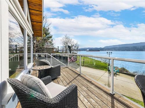 11680 Fairtide Rd, Ladysmith, BC - Outdoor With Body Of Water With Deck Patio Veranda