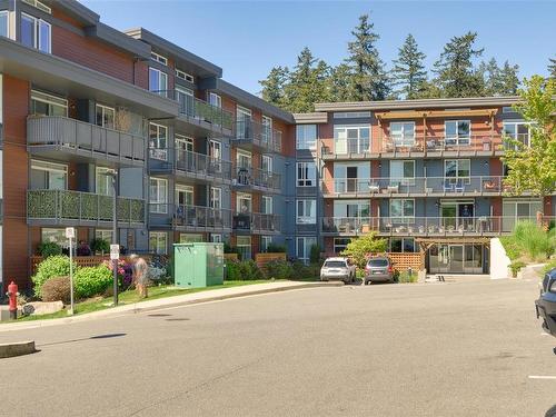 406-110 Presley Pl, View Royal, BC - Outdoor With Balcony With Facade