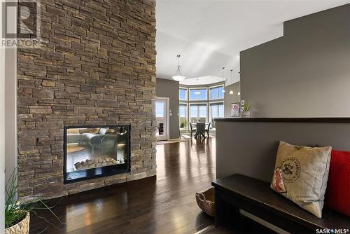 Mckechnie Acreage, Sherwood Rm No. 159, SK - Indoor Photo Showing Living Room With Fireplace