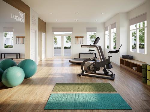 170 2350 165 Street, Surrey, BC - Indoor Photo Showing Gym Room