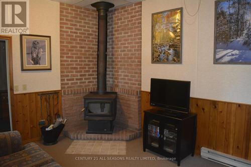 192 Golden Shores Road, Bancroft, ON - Indoor With Fireplace