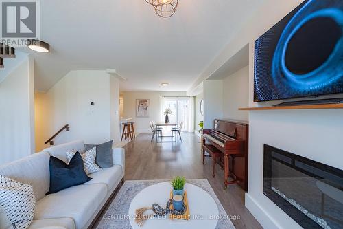 794 Broadway Boulevard, Peterborough, ON - Indoor Photo Showing Living Room With Fireplace