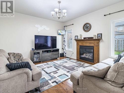 24 Mellowood Avenue, Brampton, ON - Indoor Photo Showing Living Room With Fireplace