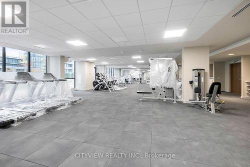 2712 - 4055 Parkside Village Drive, Mississauga, ON - Indoor Photo Showing Gym Room