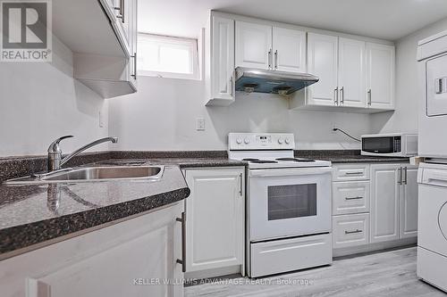 55 Rowatson Road, Toronto, ON - Indoor Photo Showing Kitchen With Double Sink