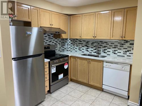 401 - 5235 Finch Avenue E, Toronto, ON - Indoor Photo Showing Kitchen With Double Sink